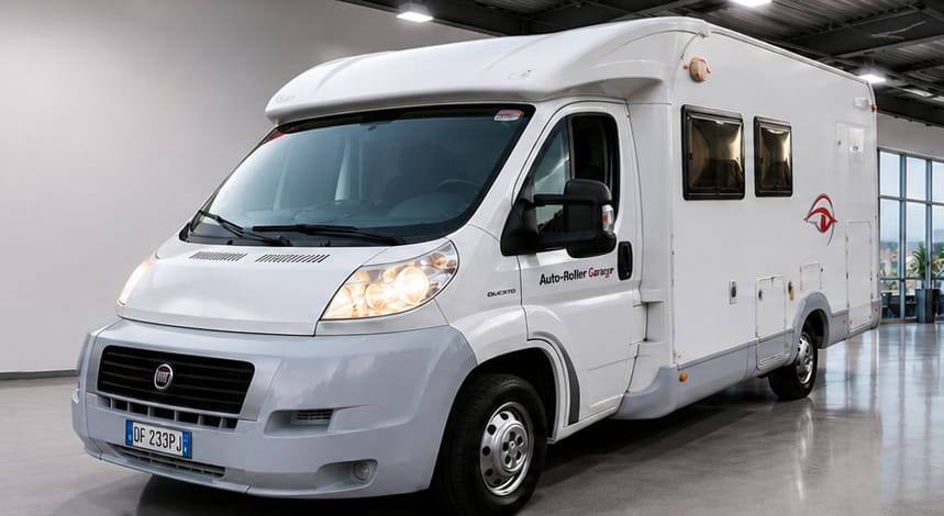 Camper Fiat ducato roller team garage p semi integrale, 2.3 130cv anno 2007, km 117.000.                prezzo 17950