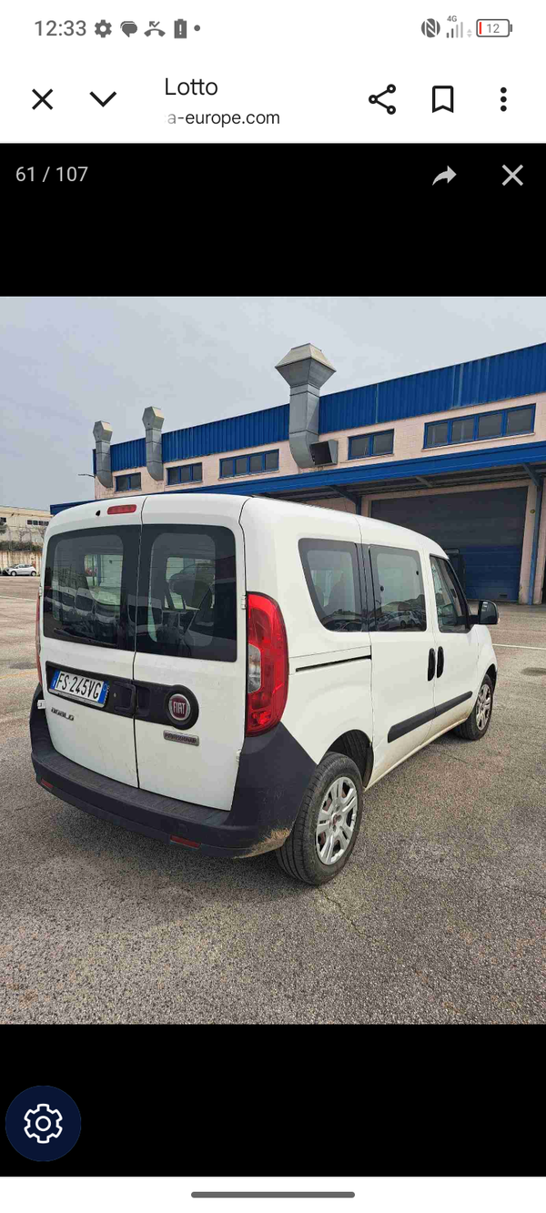 ❌Carla❌Fiat Doblò Cargo combi N1 1.3 mjt 16v 95cv E6 Manual Diesel          anno 11/2018. € 3900