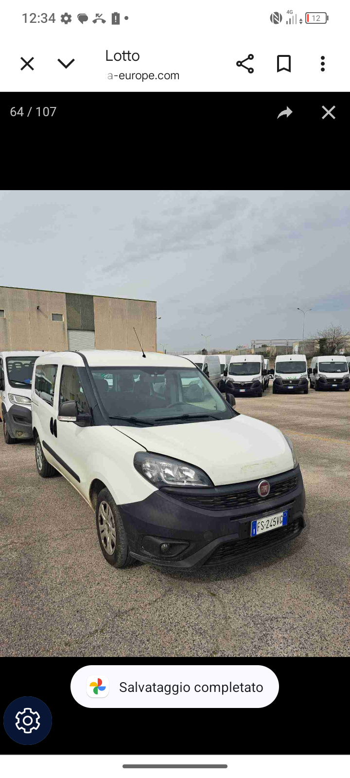 ❌Carla❌Fiat Doblò Cargo combi N1 1.3 mjt 16v 95cv E6 Manual Diesel          anno 11/2018. € 3900